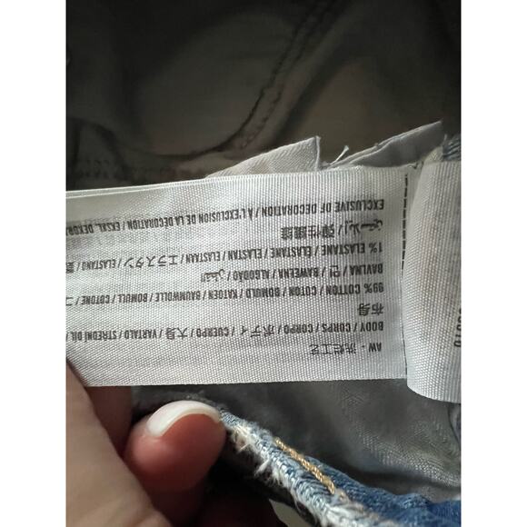 Abercrombie & Fitch Women's The Ankle Straight Ultra High Rise Jeans Blue 27/4XS - Picture 8 of 9